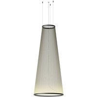 Vibia LED-hänglampa ARRAY, grön, 191 x 83 cm, kon 927 dimbar