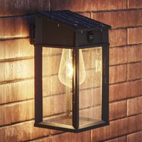 Philips LED solar outdoor wall lamp Geri UE Sensor, angular, IP44