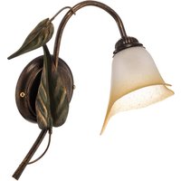 Wandleuchte Miranda einflammig, bronze