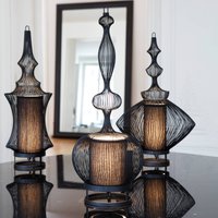 Forestier Impératrice table lamp, black