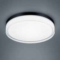 Helestra Tana Plafonnier LED, noir, Ø 33 cm