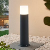 Lindby Tabyn, luminaire pour socle, rond, gris foncé