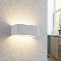 Arcchio LED-vägglampa Karam, 20 cm, vit, metall, upp/ner