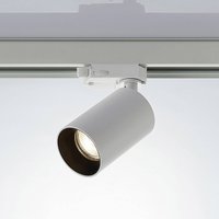 Arcchio Brinja track spotlight, white, Ø 6 cm, 3-phase, GU10