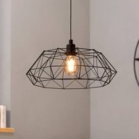 EGLO Pendellampa Carlton 2, svart Ø 45,5 cm