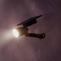 Philips LED-solcellspot Ashlyn, svart, IP44