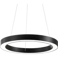 Ideallux Ideal Lux LED-hänglampa Oracle, Ø 60 cm, svart, 3 000 K