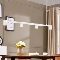 Arcchio hänglampa Brinja, vit, 120 cm lång, 4 lampor, GU10