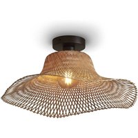 GOOD & MOJO Ibiza Deckenlampe Ø 50cm natur