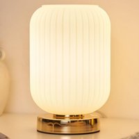 Pauleen Noble Purity table lamp with white glass