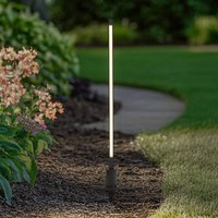 Lindby LED path light Neano, 80 cm, black, metal, IP65