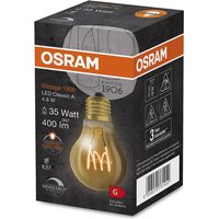 OSRAM Vintage 1906 E27 4,8W LED A60 822 guld dimbar