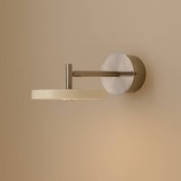 UMAGE LED-vägglampa Asteria Short, vit, stål, fast anslutning