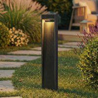 Lucande LED path light Tavion, 80 cm, anthracite, IP65