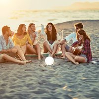 FH Lighting Solcell LED-batterilampa Busso vit skymningssensor