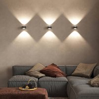 Top Light Puk Maxx Wall, LED, clear lenses, anthracite matt