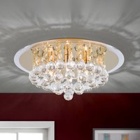 ORION Imponerande kristalltaklampa TUILA 38 cm