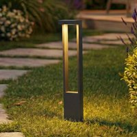 Lindby LED-väglampa Lonete, höjd 65 cm, antracit, IP65