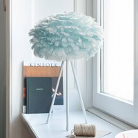 UMAGE Eos mini table lamp light blue, white tripod