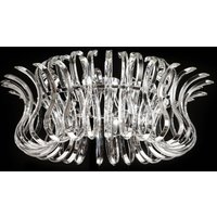 Metallux Glastaklampa Wave med 65 cm diameter