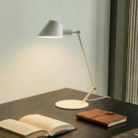 Lindby Corali table lamp, white, metal, height 64cm