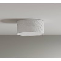 By Rydéns taklampa Vita, Ø 40 cm, vit, linne