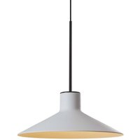 Suspension LED encastrée Platet de Bover, noir/gris, Ø 20 cm