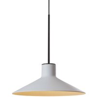 Bover LED-hänglampa Platet, svart/grå, Ø 20 cm