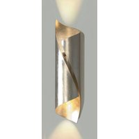 Knikerboker Hué vägglampa höjd 54 cm silverblad