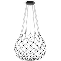 Luceplan Mesh Wireless hanging light, Ø 100 cm, 5 m, Bluetooth