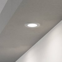 EGLO connect Luminaire encastrable LED Fueva 6-Z, blanc, lot de 3