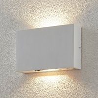 Lucande LED-utomhusvägglampa Katia av aluminium