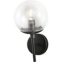 Wandleuchte Global Ø 15 cm schwarz