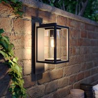 Lucande Ferda outdoor wall light, anthracite socket at bottom, IP44