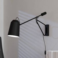 EGLO Vägglampa Loreto 1 med lång arm och kontakt