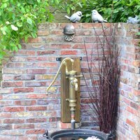 K.S. Verlichting Bronze-coloured Tramonto outdoor wall lamp