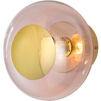 EBB & FLOW Horizon douille dorée/brun rosé Ø 21 cm