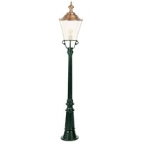 K.S. Verlichting Flores lamp post, green