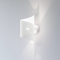 EMIBIG LIGHTING Vägglampa Spiral, vit, metall, G9, 29 cm hög