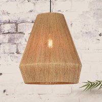 GOOD & MOJO Iguazu hänglampa kula natur Ø 40 cm