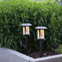 STAR TRADING LED-solcellslampa Monaco i 2-pack