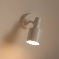 Lindby spot mural Ovelia, beige, métal, E27