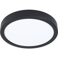 EGLO connect Smart påbyggnadslampa med LED Fueva 6-Z, svart, Ø21cm