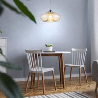 Nowa Pendellampa Lille med glasskärm, bärnsten