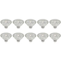 Prios LED-reflektor GU5.3 4.9W 500lm 36° klar 840 set om 10