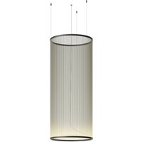 Vibia LED-hänglampa ARRAY grön 193 x 83 cm cylinder 927 dimbar