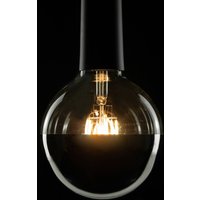 SEGULA LED-glob E27 6,5W 927 toppspeglad silver