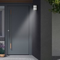 Telefunken LED-sensor utomhusvägglampa Toledo svart 4 000 K