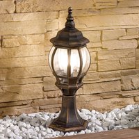 Lindby Nadesha pillar lamp, gold brushed