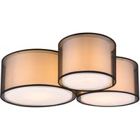 Trio Lighting Burton taklampa, 65x55cm, tre nyanser